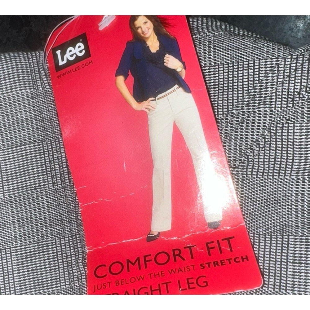 (7/b52)Lee Comforts Fit Pant Women Black Size 14 Straight - Picture 10 of 11
